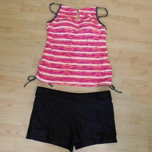Two Piece Tankini - Adj. Straps - L & XL - New